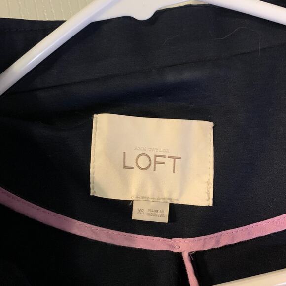 LOFT Midnight Blue Utility Jacket - Picture 5 of 7